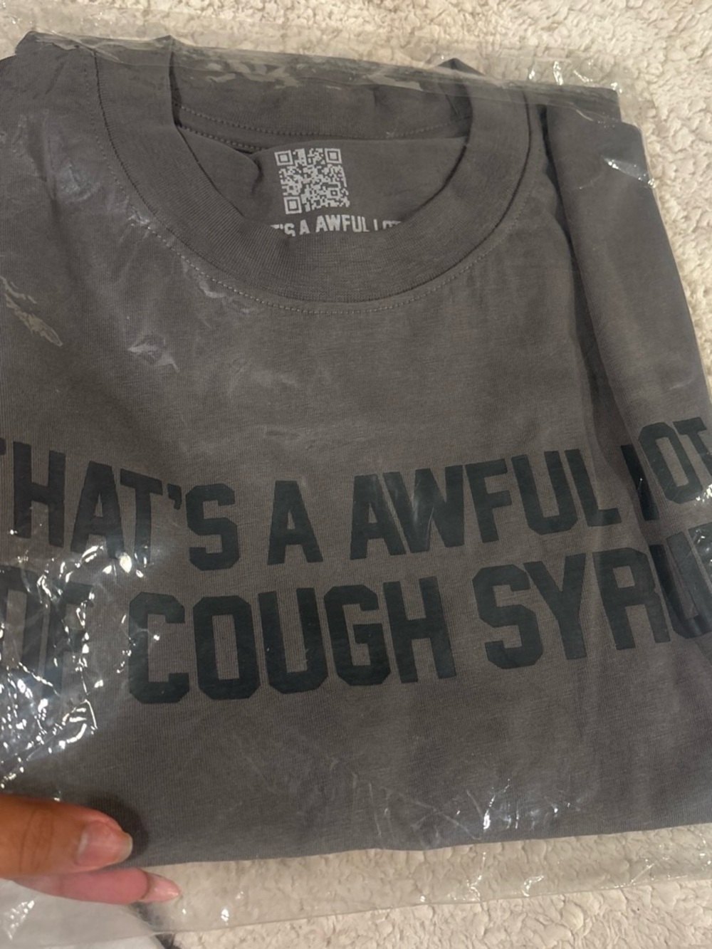 Men's Gray Graphic Crewneck T-Shirt - Unbranded